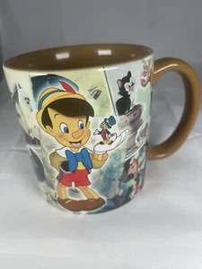 PINOCCHIO GEPETTO BRAUN KAFFEETASSE BECHER TASSE DISNEY STORE EXKLUSIV 16 OZ. - Bild 1 von 7