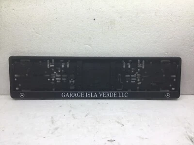 LOTE X10 genuino ALEMÁN OEM matrícula marco soporte euro Mercedes BENZ DISTRIBUIDOR Foto 1 de 3