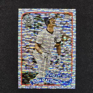 2024 Topps Series 1 Don Mattingly 1989 Silver Foilboard Parallel #89B-80 - Picture 1 of 2