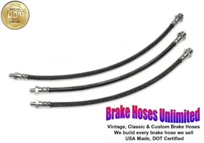 JUEGO DE MANGUERA DE FRENO Mercury Custom 1952 Early, excepto Station Wagon Foto 1 de 2