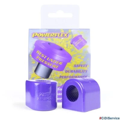 Kit 2 Boccole Powerflex Barra Stabilizzatrice Anteriore 21mm Fiat Panda 312 - Immagine 1 di 3