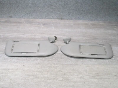 07-08 NISSAN 350Z Z33 CONVERTIBLE SET OF 2 LEFT & RIGHT SUN VISOR  GRAY OEM - Image 1 of 4