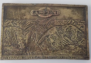 ASPEN Vintage Buckle Buttermilk Aspen Mountain Snowmass Aspen Highlands Tiehack - Bild 1 von 9