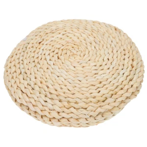 Round Woven Cushion Zafu Chair Cushion Dining Chair Pad Woven Seating Cushion - Picture 1 of 12