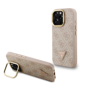 GUESS iPhone 16 Pro Max Hülle Case MagSafe Stand Camera Frame Strass Triangle - Bild 1 von 7