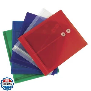 SMEAD Poly Umschlag, 1-1/4" Erweiterung, Schnur-Bindeverschluss, Top Load, Brief S - Bild 1 von 5
