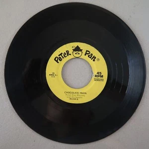 PETER PAN PLAYERS : CHOCOLATE TRAIN / ALPHABET SONG VINYL 45 PETER PAN VG 1-174 - Picture 1 of 2