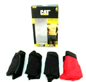 NWT CATERPILLAR L/G (36-38) Various Color 4 Pack Stretch Boxer Briefs RETAIL $40 - Picture 1 of 5