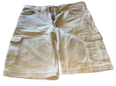 Pantalones cortos de trabajo Walls Cargo. 6 bolsillos, entrepierna de 11 pulgadas. 36 Marrón Foto 1 de 4