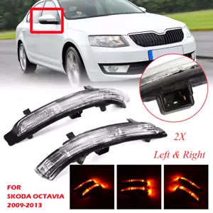 Coppia frecce specchietti retrovisori a led per Skoda Octavia II sinistro destro - Foto 1 di 14