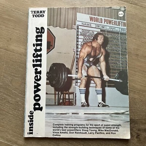 Inside Powerlifting by Terry Todd 1978, Paperback Weightlifting Training Program - Bild 1 von 9