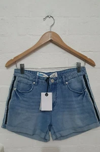 FREE By COTTON ON Label Girls Teen Youth Blue Denim Short Shorts Size 16 - Picture 1 of 10