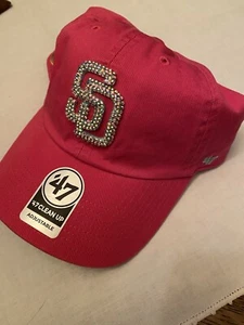 '47 Pink San Diego Padres 2022 City Connect Clean Up Adjustable Hat - Picture 1 of 5
