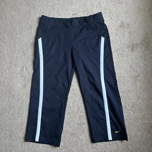 Nike Damen Sporthose Low Rise Capri Blau Größe Small S (4-6) - Bild 1 von 8