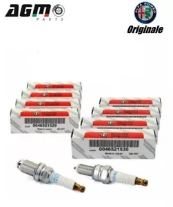 8 CANDELE ORIGINALI ALFA ROMEO 147 156 1.6 PLATI TWIN SPARK 4 PMR7A + 4 BKR6EKPA - Imagen 1 de 7