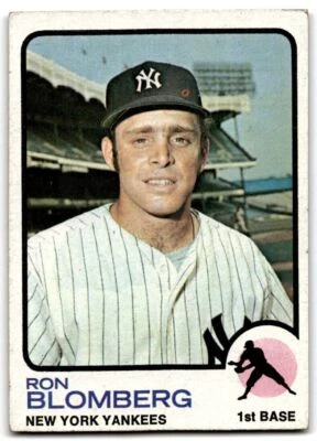 1973 Topps Ron Blomberg / New York Yankees #462 - Image 1 of 2