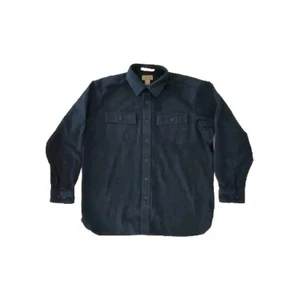 LL Bean CHAMOIS Cloth Shirt Freeport Maine Blue Men's Size Large Reg - Picture 1 of 5