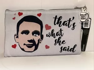 The Office Michael Scott "THAT'S WHAT SHE SAID" Astuccio portamatite con cerniera - Foto 1 di 3