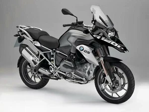 Kit Adesivi Spoiler Superiori BMW R 1200 GS 2013-2016 ADM-R1200GS-13-16-S BLACK - Foto 1 di 1