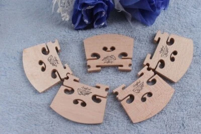 Electric violin bridge High Quality maple Violin parts for 4/4 full Size,5pcs - Image 1 of 4