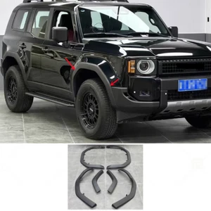 Matte Black Wheel Eyebrow Arch Fender Replace For 2024+ Land Cruiser Prado LC250 - Picture 1 of 11