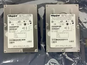 2x Maxtor 8J300S0088856 Atlas 10K V 3.5" SAS 300GB Hard Drive w/100% Health - Picture 1 of 14