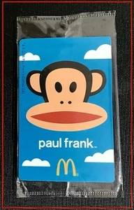 HONG KONG 2013 MCDONALD’S ( PAUL FRANK ) GIFT CARD —— RARE NEW - Picture 1 of 1
