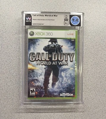 Call Of Duty World At War Xbox 360 New Sealed Wata Graded 9.0 A+ LOW POP RARE - Image 1 of 4