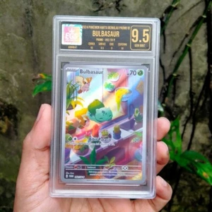 Tarjeta indonesia Pokemon Bulbasaur Promo EGS9.5 SV4A - Imagen 1 de 2