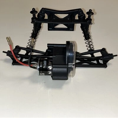 HPI JUMPSHOT MT V2.0 Hinterachse mit Differential, Motor, Getriebe, SLIPPER PAD - Bild 1 von 4