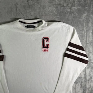 Camisa Térmica Coogi Para Hombre Manga Larga Rayas Logo Blanco Marrón XL (LEER) - Imagen 1 de 13