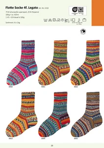 Fl. Socke  4f. Legato ideale Wahl Geschenk farbenfroh Jacquardmuster vielseitig - Bild 1 von 28
