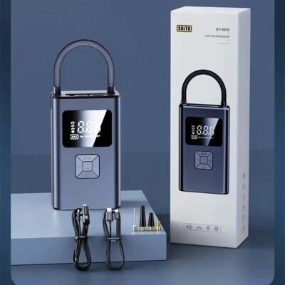 Elektrische Akku Mini Luftpumpe Tragbarer Luftkompressor Reifen-pumpe 150PSI USB - Bild 1 von 4