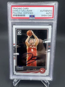 Danilo Gallinari Signed 2020-21 Donruss Optic IP Auto PSA/DNA Boston Celtics - Picture 1 of 2