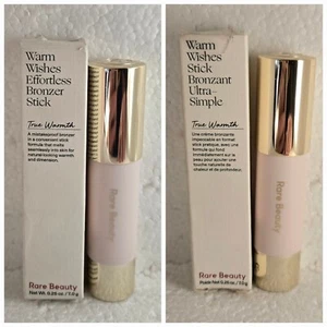 2x Rare Beauty Warm Wishes Effortless Bronzer Stick True Warmth .25 oz NEW - Picture 1 of 4