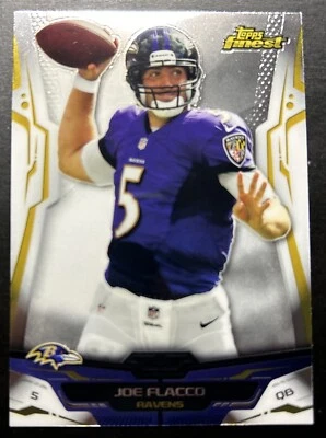 2014 Topps Finest - #92 Joe Flacco - Image 1 of 2