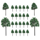 24-teiliges Miniatur-Eisenbahnbaum-Set zum Selbermachen Landschaftsdekoration-DH