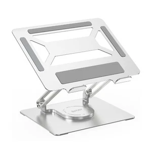 Support Ordinateur Portable avec Base Rotative à 360° Support Ergonomique Rég... - Photo 1/7