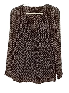 Blusa GNW para mujer XL con botones manga enrollable ligera usada en excelente estado - Imagen 1 de 11