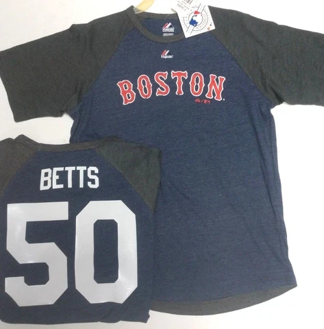 MOOKIE BETTS BOSTON RED SOX YOUTH JERSEY SHIRT MAJESTIC PICK SIZE NEW W TAGS Cover