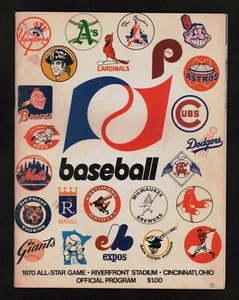1970 MLB All-Star Game Official Program Riverfront Stadium Cincinnati (405051) - Picture 1 of 3