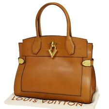 LOUIS VUITTON Steamer MM Hand Bag Millesime Leather Brown Charm M21309 321RJ620