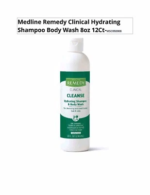 Champú/lavado corporal hidratante clínico Medline Remedy de 12 quilates perfumado, 8 oz MSC092008 Foto 1 de 4