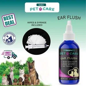 DOG EAR CLEANER FOR YEAST INFECTION Antibiotics For Ear Infection Pet Supplies - Picture 1 of 1
