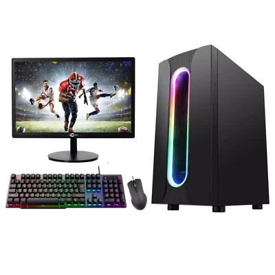 Fast Gaming PC Core i5 4th Gen 16GB RAM 240GB SSD+1TB HDD 2GB GT730 Windows 11 - Image 1 of 4