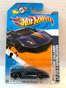 Hot Wheels LAMBORGHINI GALLARDO LP 570-4 SUPERLEGGARA - 2012 HW All Stars #126 - Picture 1 of 3