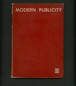 1933 A M Cassandre MODERN PUBLICITY Iwata NAKAYAMA Erberto CARBONI Tolmer Artzyb - Picture 1 of 12
