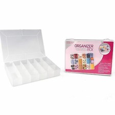 27cm 17 Slot Plastic Box Organiser Tools Screws Nails Crafts Arts Jewellery Bits