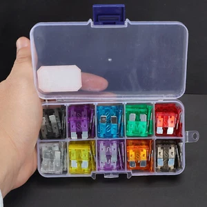 Kit surtido de fusibles estándar medianos automotrices para automóvil APM de 100 piezas - Imagen 1 de 9
