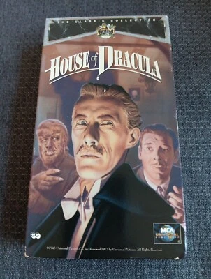 Vintage Universal Studios Monster House of Dracula VHS The Classic Collection - Image 1 of 4
